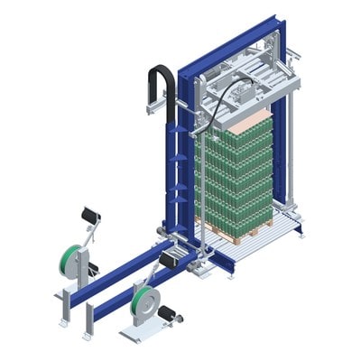 Вертикальная упаковочная машина обвязки лентой Press Master GLS с прессом